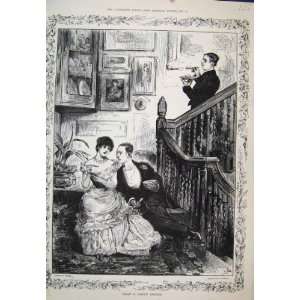   Half Dozen Spoons Barnard Lady Jealous Guy 1885 Print