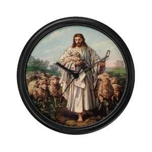  JESUS THE SHEPHERD Art Wall Clock by 