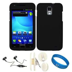  Black Snap On Protector Case for Samsung Galaxy S II Skyrocket LTE 