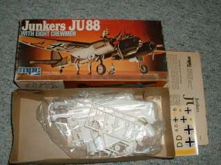 Airfix MPC 1/72 Junkers JU 188 plus crew  