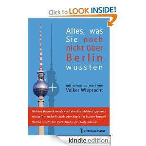Alles, was Sie noch nicht über Berlin wussten (German Edition): Elmo 