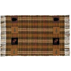   Woven Area/Accent Rug for sale Lodge Sampler Woven Rug: Home & Kitchen