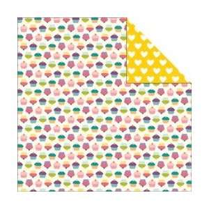  Echo Park Paper Little Girl Double Sided Cardstock 12X12 Cupcake 