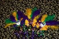 Beautiful Mardi Gras Shirt Lapels Hand Made in Mobile A  