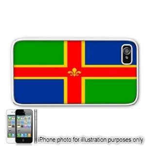  Lincolnshire Uk Flag Apple Iphone 4 4s Case Cover White 
