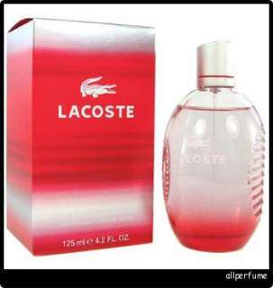 brand lacoste fragrance name lacoste red size 4 2 fl