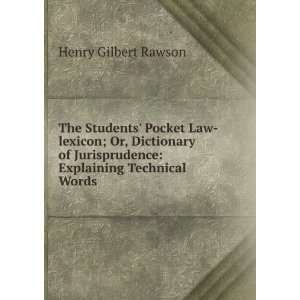 com The Students Pocket Law lexicon; Or, Dictionary of Jurisprudence 