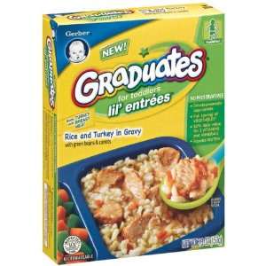 Gerber Graduates Lil Entrees Complete Meals Rice & Turkey in Gravy 