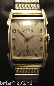 1950s LORD ELGIN CAL.718 23J 14KGF MENS WATCH ~LIMITED~  