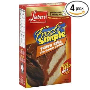 Liebers Cake Mix Yellow with Frosting Grocery & Gourmet Food