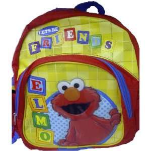  Sesame Street Elmo Lets Be Friends Todler Backpack Toys 