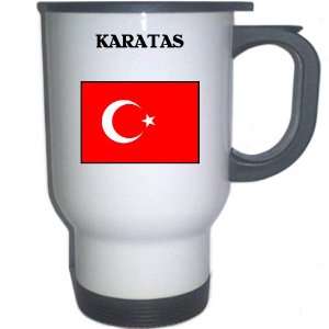  Turkey   KARATAS White Stainless Steel Mug Everything 