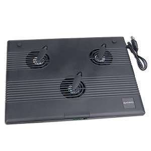  Notebook Cooler Pad w/3 60mm Fans (Black) Electronics