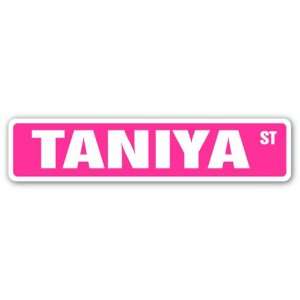  TANIYA Street Sign name kids childrens room door bedroom 