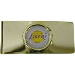   LOS ANGELES LAKERS TEAM LOGO MONEY CLIP:  Sports & Outdoors
