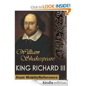 King Richard III (mobi) William Shakespeare  Kindle Store