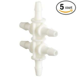   Barbs, 3/32ID Tube, White Nylon (Pack of 5): Industrial & Scientific
