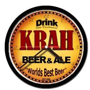  KRAH beer and ale cerveza wall clock 
