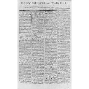   New York Journal,1788,public & probate court notices: Home & Kitchen