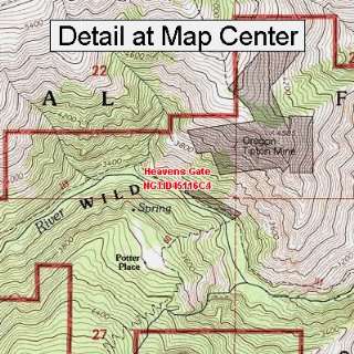   Topographic Quadrangle Map   Heavens Gate, Idaho (Folded/Waterproof