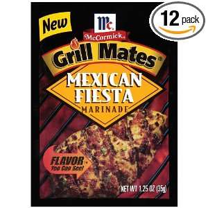 Grill Mates Mexican Fiesta, 1.25 Ounce (Pack of 12)  