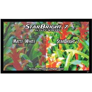   Starbright 7 High Gain Fixed Frame Projector Screen 4:3: Electronics