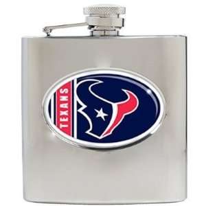 Houston Texans 6oz Stainless Steel Flask  Sports 