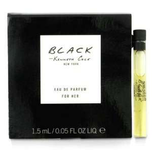   Kenneth Cole Black By Kenneth Cole Womens Vial (Sample) .04 Oz: Beauty