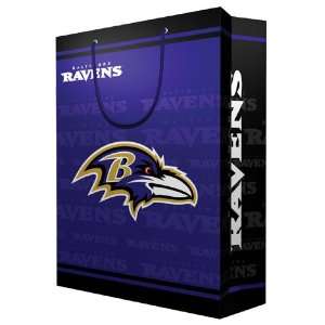  Baltimore Ravens NFL Large Gift Bag (15.5 Tall): Sports 