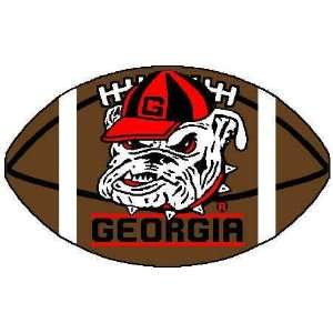 University of Georgia Bulldogs Football Rug:  Home 