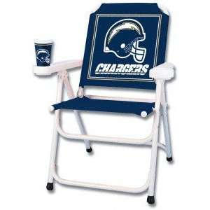 San Diego Chargers Ultra Light, Folding Tailgate Chair  