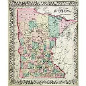  County map of Minnesota