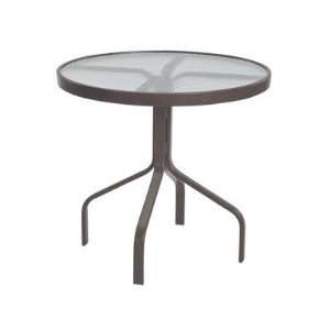   Design 3018G 30 Round Glass Top Dining Table: Furniture & Decor