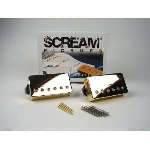  Scream Gold Humbucker Pickup Set: Musical Instruments