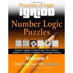    Number Logic Puzzles Sudoku, Jigsaw, Greater/Less Than, Kakuro 