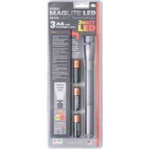  Maglite Flashlight 53077 LED Mini Maglite 3AA Cell Flashlight 