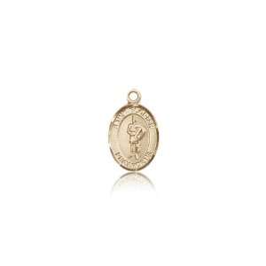  14kt Gold St. Florian Medal Jewelry
