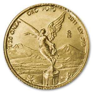  2011 1/20 oz Gold Mexican Libertad (Brilliant Uncirculated 