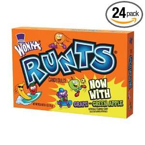 Wonka Runts Original Fruit Candy, 1.8 Ounce (Pack of 24)