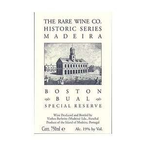 Rare Wine Company Historic Series Madeira Boston Bual Special Reserve