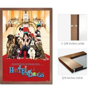   Framed Hotel For Dogs Poster Cast Kids Movie Fr 24729: Home & Kitchen