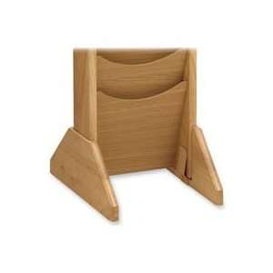  Safco Products Company : Wood Base, Solid Wood, 13 7/8x1 