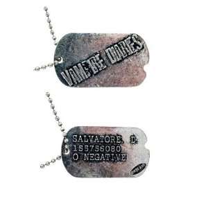 Vampire Diaries Salvatore D. Dog Tag Necklace TV Show  Toys & Games 