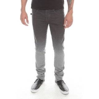  RUDE Purple Ombre Skinny Fit Denim Jeans: Clothing