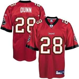 Reebok Tampa Bay Buccaneers #28 Warrick Dunn Red NFL Equipment Replica 