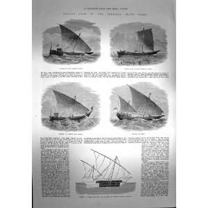   Badane Boat Zanzibar Slave Trade Bateele Arab Dhow