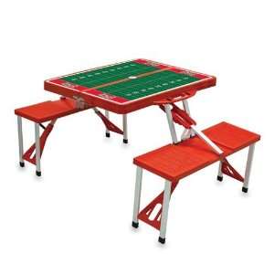  UNLV Rebels Folding Picnic Table with Seats (Red): Sports 