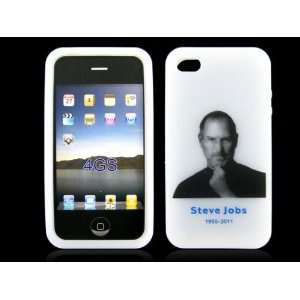  Steve Jobs Silicone Case Cover Skin for iPhone 4 4S 4G 