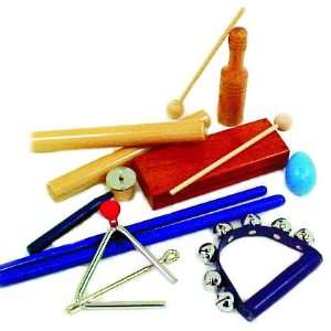   Groth Music & Rhythm Band 8 Piece Percussion Kit: Musical Instruments