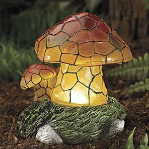  Mosaic Solar Mushroom Patio, Lawn & Garden